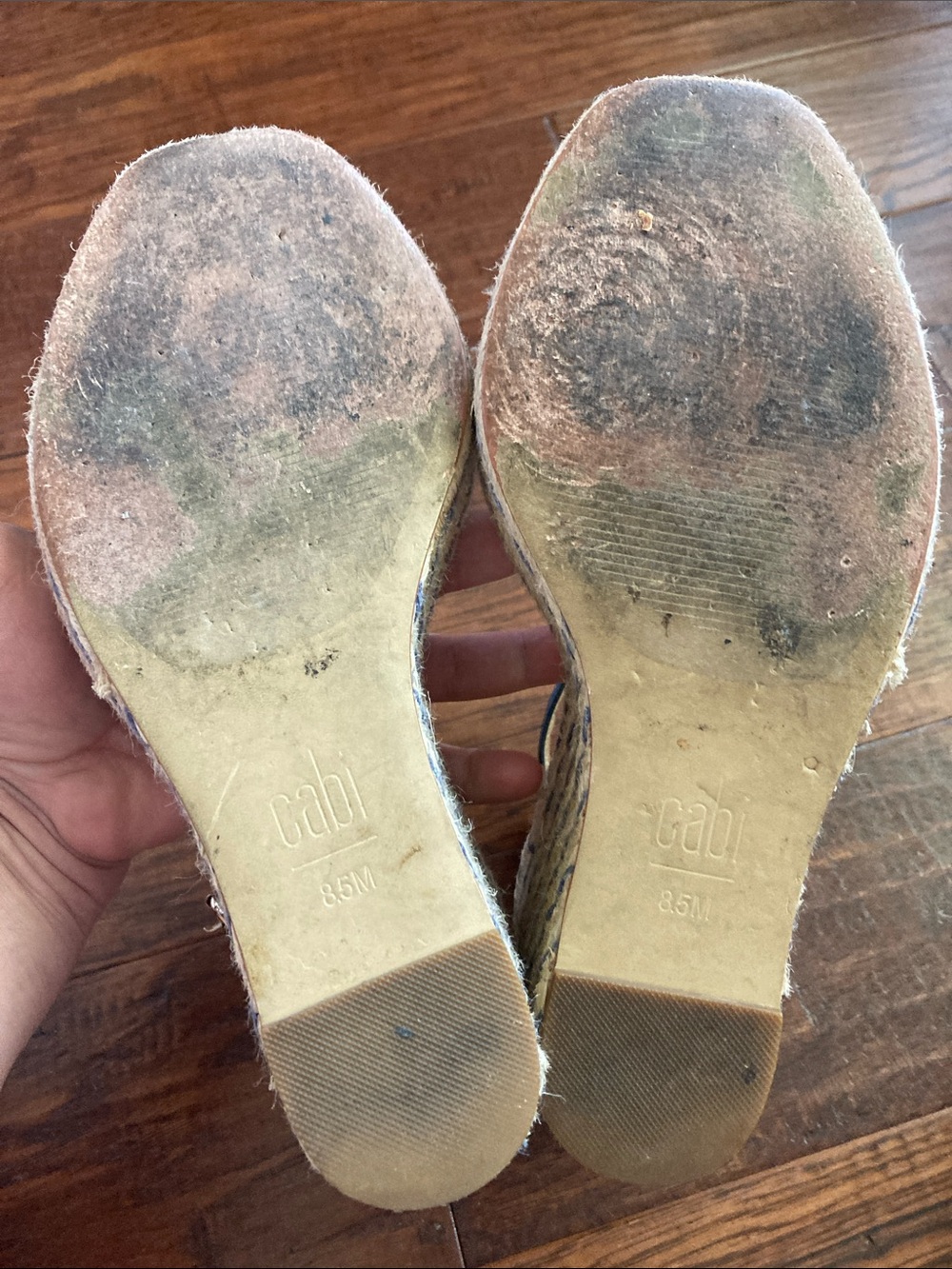 Cabi “Parker” Espadrille Wedge Sandals with Ankle Strap - Picture 15 of 15